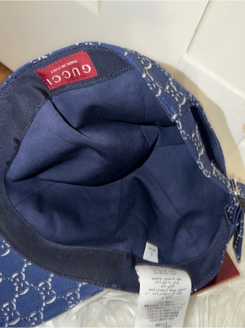 Authentic
Gucci GG cotton baseball cap in blue NWT - Picture 6 of 6